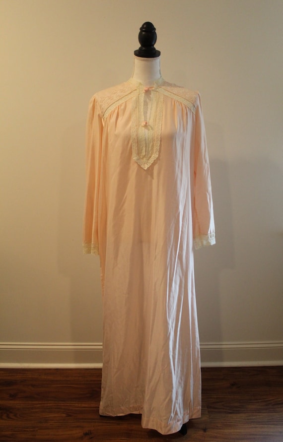 Christian Dior Vintage Light Pink Night Gown