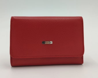 Damen Geldbörse,Leder Geldbörse, Geschenk für Sie, Leder Handtasche, Mamas Portemonnaie, Weihnachtsgeschenk, Geschenke für Frauen