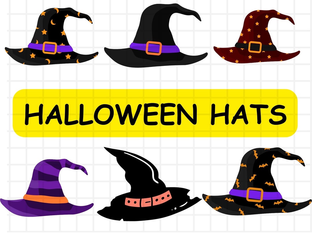 Witchy Hat Bundle Svg Halloween Hat Svg Old Hat Svg Cricut File - Etsy