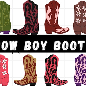 Cowboy Boots SVG\ Cowgirl Boots SVG\ Cowgirl SVG\ Cowboy Svg\ Western Svg\ Cowgirl Clipart\ Pink Cowgirl Boots\ Cowgirl Boots Png\ Dxf
