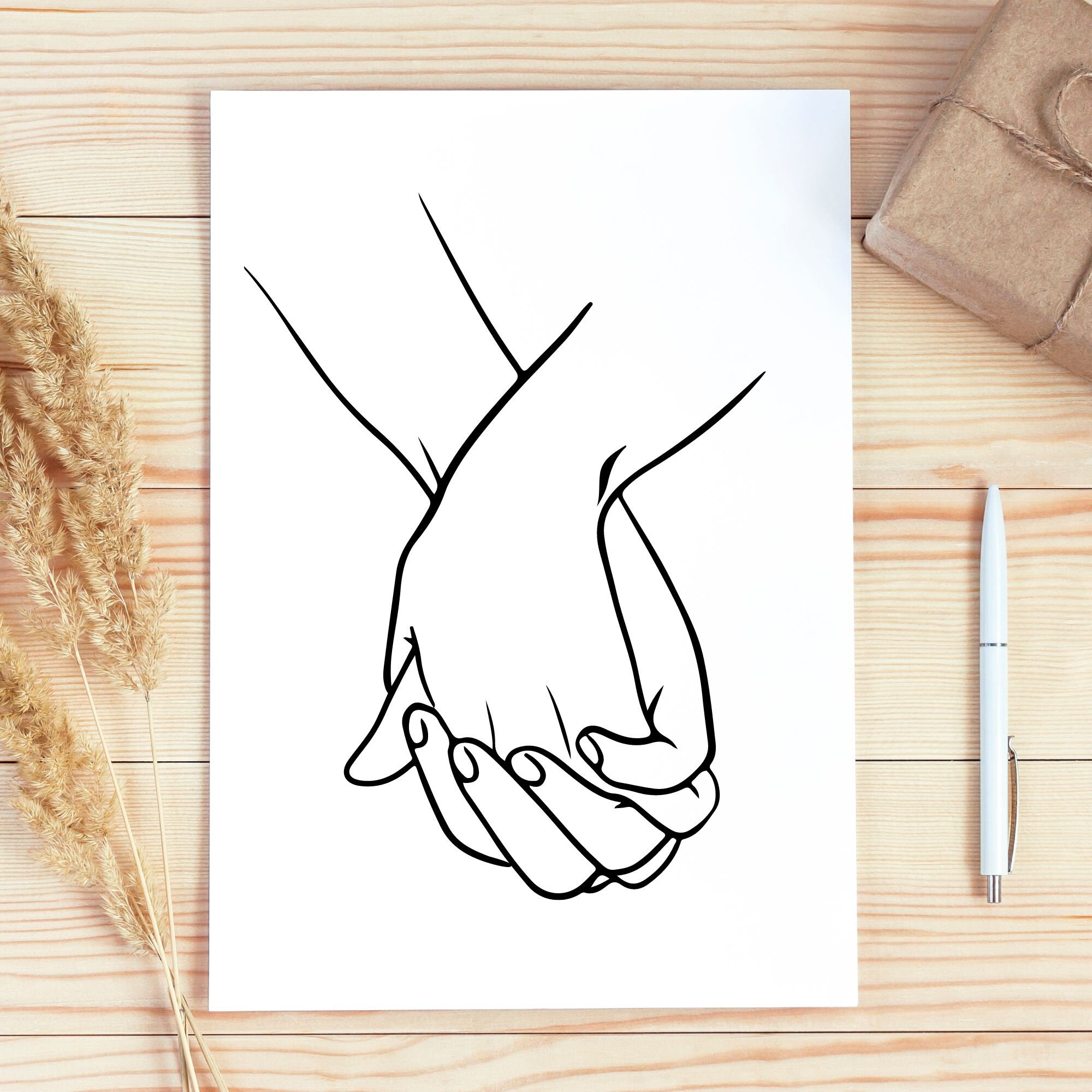 Tomados de la mano svg Manos svg Pareja Manos svg Mano - Etsy México