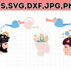 Mental Health SVG Bundle\ Positive SVG\ Mental Health PNG\ You Matter Svg\ Self Love Svg Files For Circuit\ Sublimation Designs Downloads