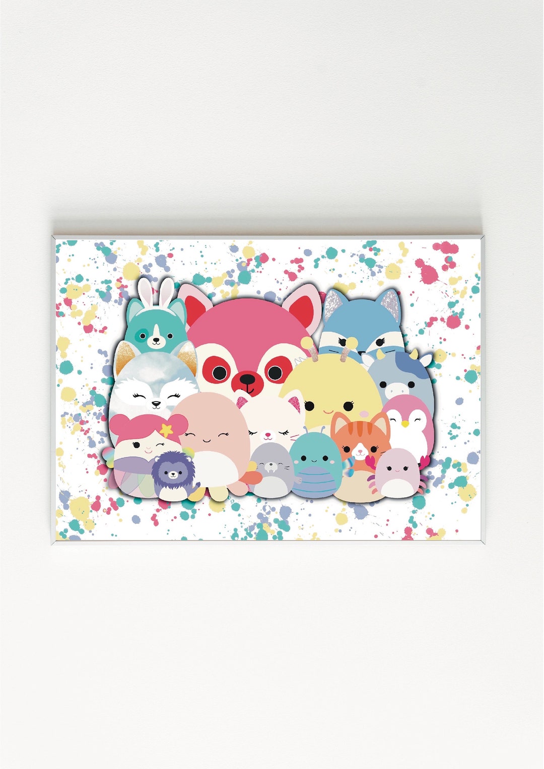 4 Sizes SQUISHMALLOW Splash Print - Etsy UK
