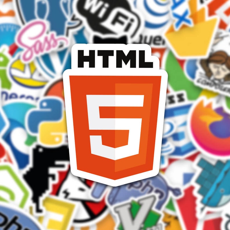 Web Development and Programming Clip Art Stickers, Ready to Print ...