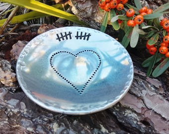 4 inch aluminium kom, jubileum, handgemaakte kom. Traditioneel cadeau voor een huwelijksjubileum | romantisch cadeau