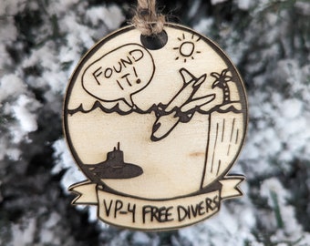 Funny Military Pilot Gift Custom Navy Pilot Keepsake Personalized Navy Aviation Wooden Ornament