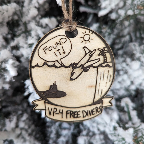 VP-4 Free Divers Ornament