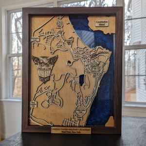 Army West Point Map United States Military Academy Custom Commissioning Gift USMA Gift Army Officer Gift Black Knights West Point Alumni