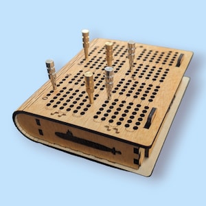 Personalisiertes Reise Cribbage Board U-Boot Geschenk Navy Chief Deployment Geschenk für Ihn Navy Freund Geschenk Militärischer Ehemann Geschenk Navy ETS