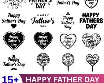 Father's Day SVG Bundle, Dad Quotes, Family Designs (Digital Download)