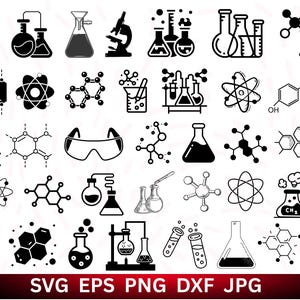 Chemistry SVG Bundle, Chemistry PNG Bundle, Chemistry Clipart, Chemistry SVG Cut Files for Cricut, Science Svg, Test Tube Chemical Svg