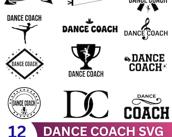 Dance Coach SVG Bundle, Teacher Appreciation Designs (Digital Download)
