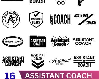 Assistant Coach SVG: Cooler Coach Design (Digital Download),coach svg,sports svg