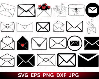 Envelope SVG Bundle: DIY Papercraft Cut Files (Digital Download