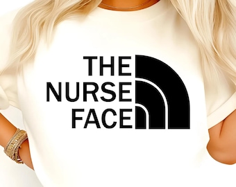 Nurse Face SVG | Nurse Life Svg, Nurse Hat Svg, Medical Svg Bundle, Healthcare Svg, Doctor Svg, Cricut Cut Files, Png, pdf, Ai, Jpg