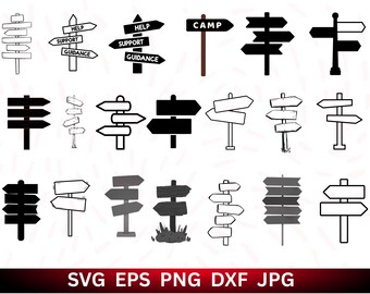 Plantilla de señal de destino SVG: Flecha (Descarga digital)