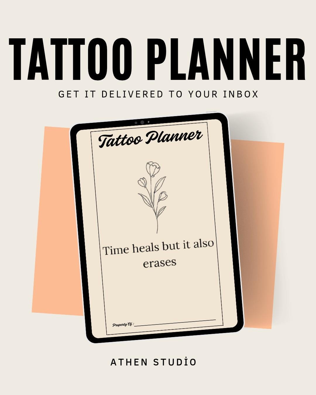 Tattoo Artist Planner Printable | A4 & Letter PDF + Editable Pngs ...