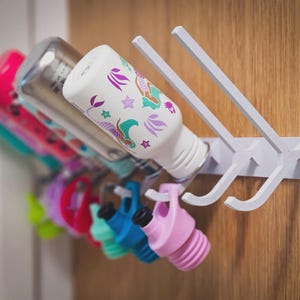 3D Bottle Organizer STL | Stanley Cup and Water Bottle Holder | No Support Needed | Print & Use | Commercial License