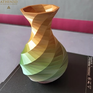 Modern Decorative Vase STL | 3D Printable Minimalist Planter | No Supports Needed | Home Decor for Interiors | Commercial Use