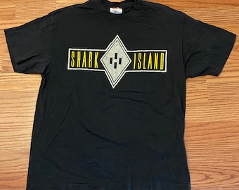 Extremely rare Shark Island (band) t-shirt