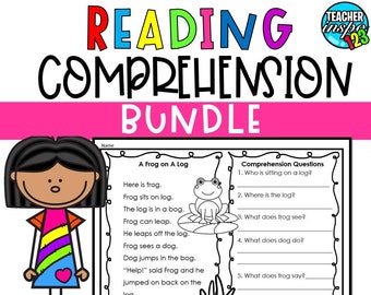 Reading Comprehension Worksheets: Phonics & Decodable Text (Grades 1-3)