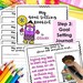 Growth Mindset Goal Setting Sheets: Classroom Journal (printable ...