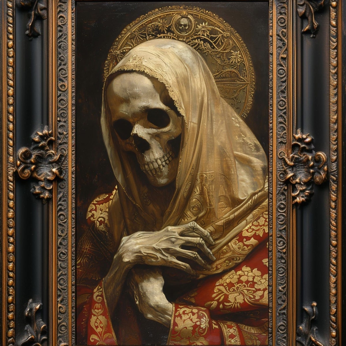 Santa Muerte Art Print