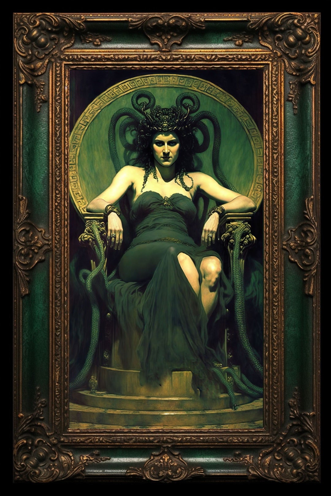 The Gorgons Art Print Medusa Witchcraft Dark Goddess 