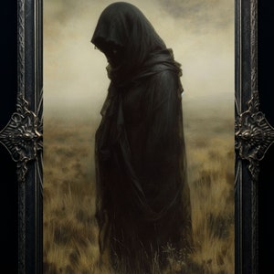 The Wraith Art Print, Home Wall Decor, Ghost Specter Spirit Shade ...