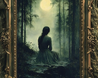 The Wraith Art Print, Home Wall Decor, Ghost Specter Spirit Shade ...