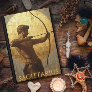 Diário de capa dura de Sagitário, Caderno de Astrologia Cósmica do Zodíaco, Diário de Sonhos com Horóscopo, Constelação Celestial, Presente de Aniversário