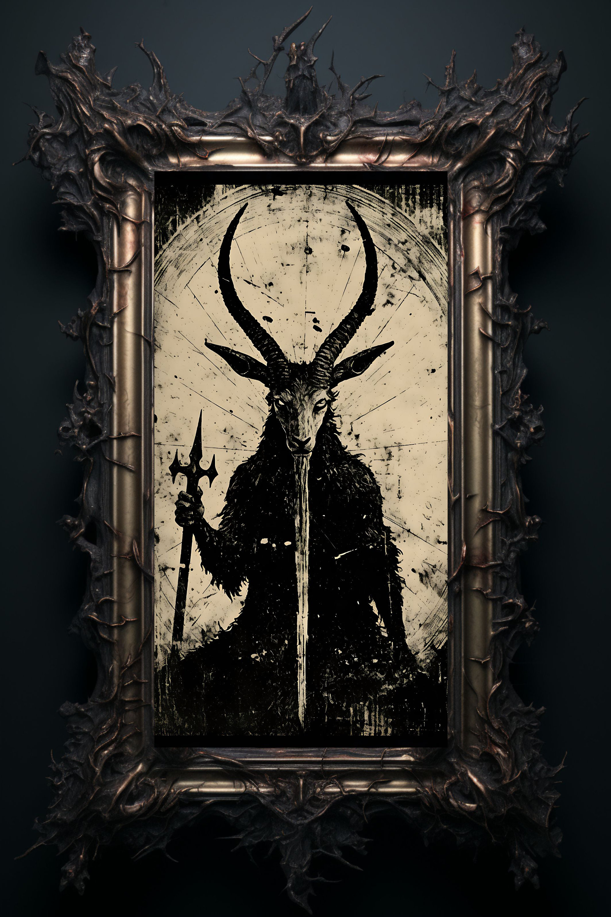 Satanic artwork discount