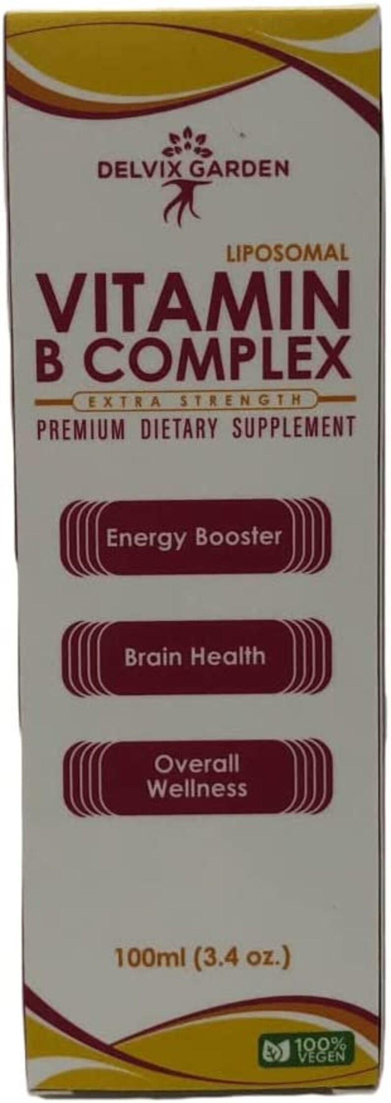 Vitamin B Complex Drops for Adults 100ml Liquid Vitamin B Complex