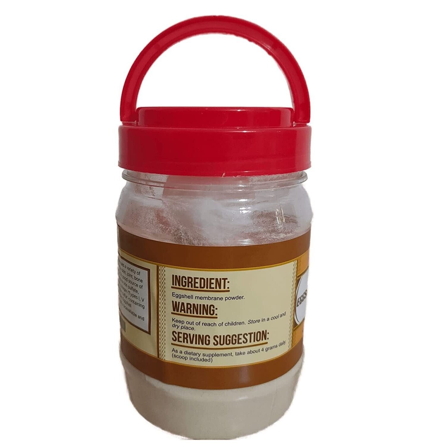 Organic Eggshell Membrane Powder for Joints, Skin Eggshell Hyaluronic