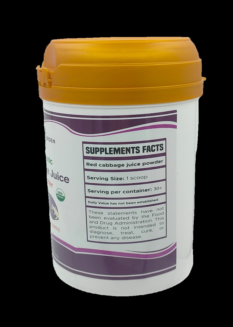 Cabbage Juice Powder Made With Pure Red Cabbage Powder 250g Etsy