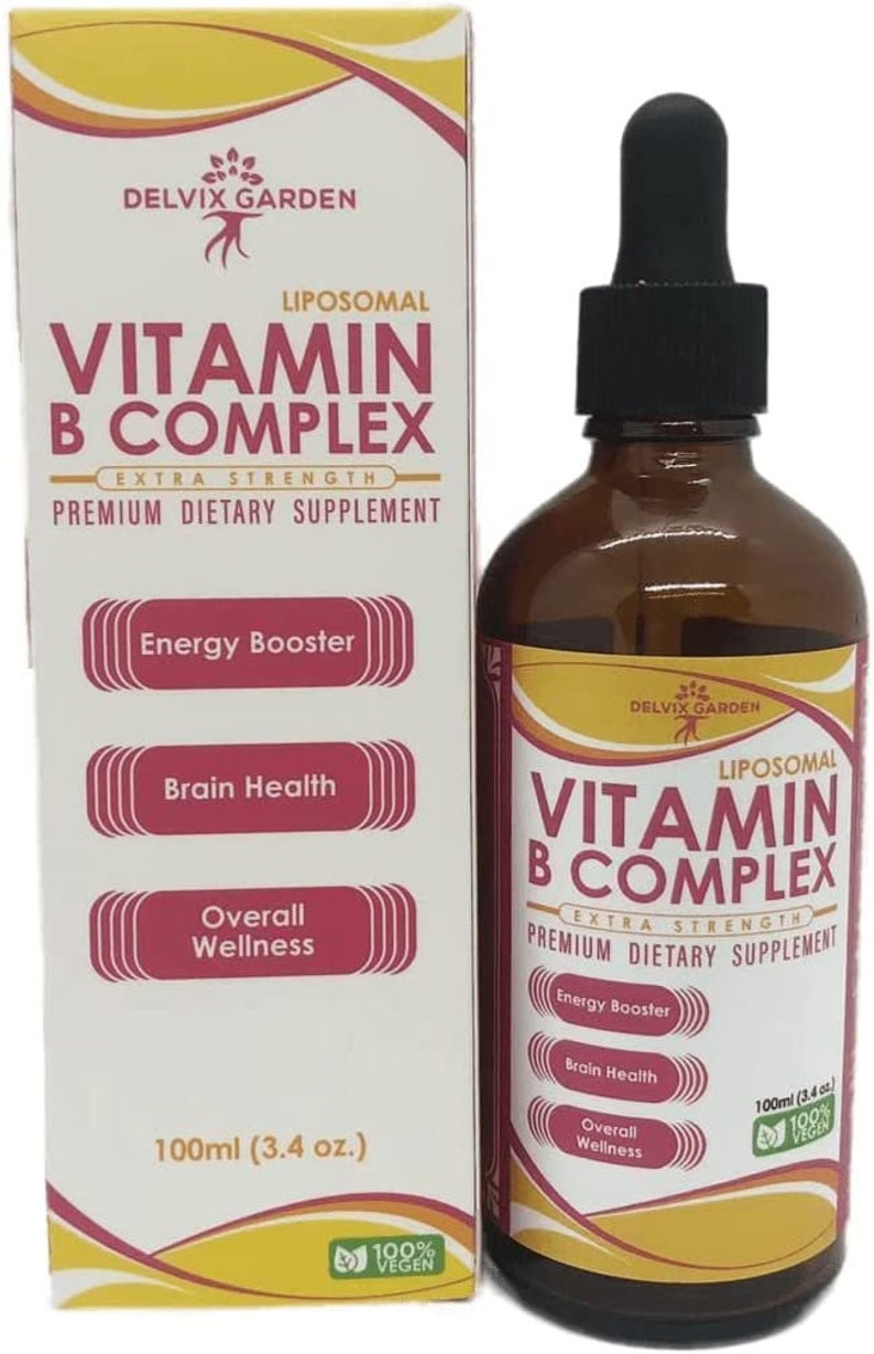 Vitamin B Complex Drops for Adults 100ml Liquid Vitamin B Complex