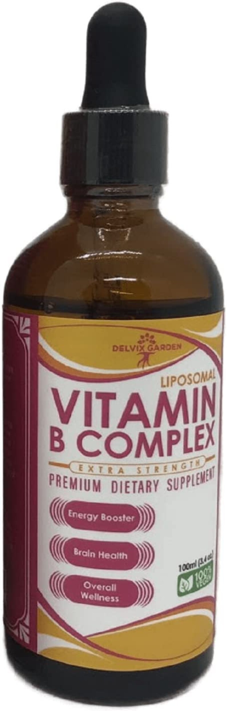 Vitamin B Complex Drops for Adults 100ml Liquid Vitamin B Complex