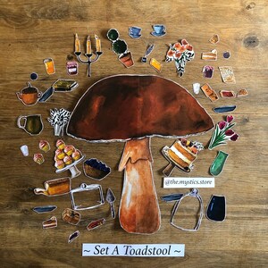 Set A Toadstool ~ A1 Mural Size ~ DIY Digital Download