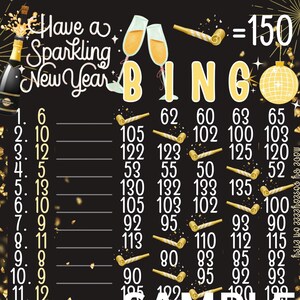 Sparking NewYear- 150 WTA *2 Versions* Reg. & Pro. Board (Min. 20), 15 Line Pyp Bingo Boards