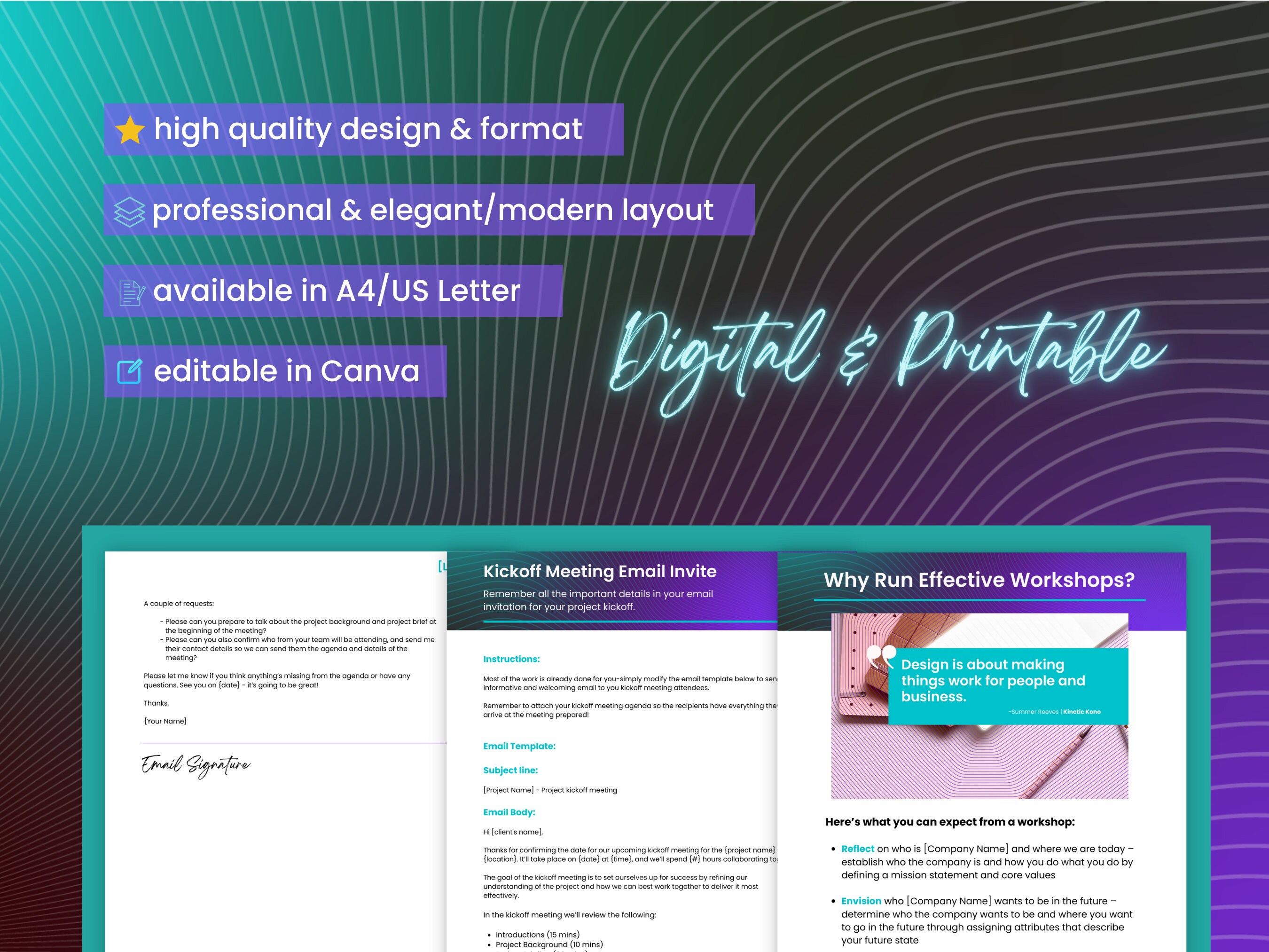 Invitation Template Invite Guide Digital