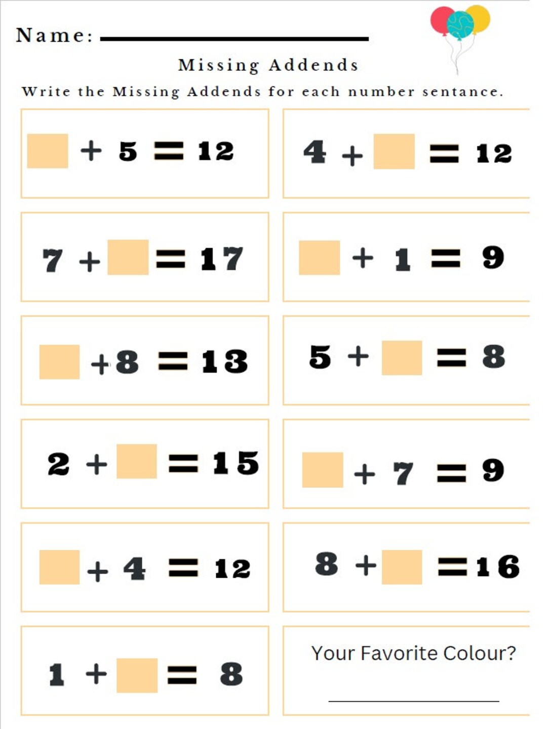 Complete Ed Math Sheet We Offer Educational Digital Downloads ,math Sheet Printable, Numbers ...