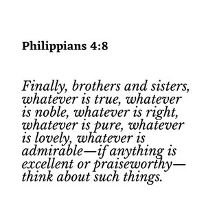 Philippians 4:8 printable