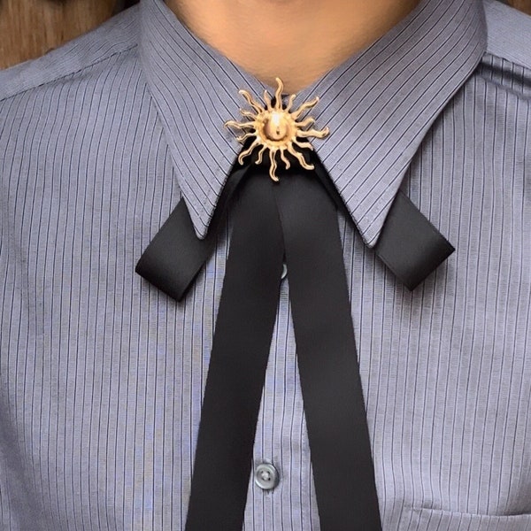 Handmade vintage Bow Tie, Ribbon, costume,brooch, Broche lavallière, vlinderdas, corbata de moño, Papillon