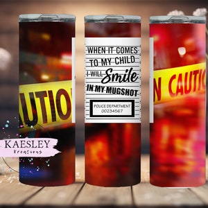 20oz Skinny Tumbler Wrap, Mugshot Tumbler Design, Mugshot Tumbler png, Digital Download, Smile in my mugshot Tumbler wrap, mugshot PNG