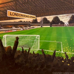Oxford United art print - Up the Manor A4