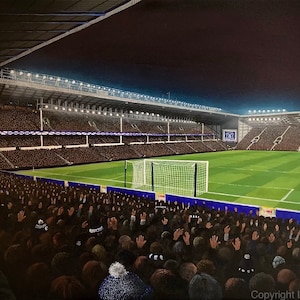 Everton FC art print - Goodison Park A4