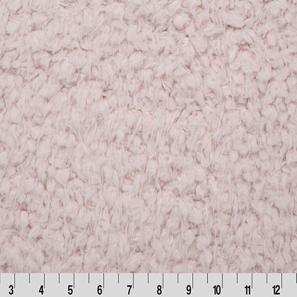 Pink Rosewater Llama Luxe Cuddle Minky, Shannon Fabric Luxe Cuddle® Llama Rosewater,  Pink Furry Minky Fabric, Minky Lux Cuddle, Pile 30mm