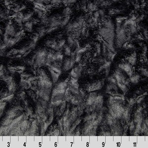 Black Minky Lux Cuddle, Luxe Cuddle Marble Black, Black Minky Fabric by the yard, Shannon Fabric Black Minky Marble, Lux Cuddle Black Caviar