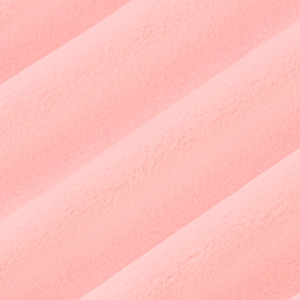 Blush Pink Solid Cuddle 3 Fabric, Solid Cuddle 3 Blush Minky from Shannon Fabric, Smooth Solid Cuddle 3 Pink by the yard, Quilt Backing,