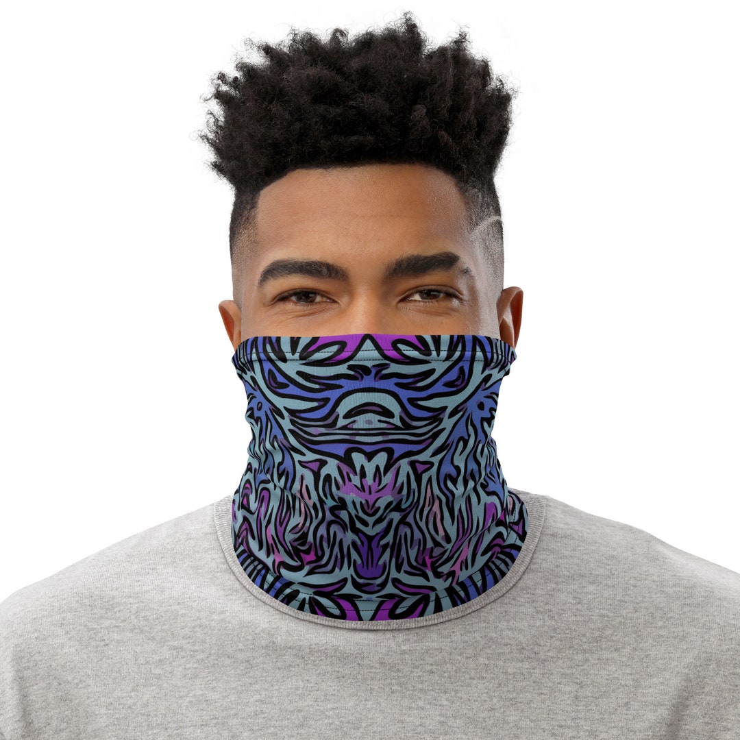 Trippy Neck Gator | Rave | Festival | Party - Etsy